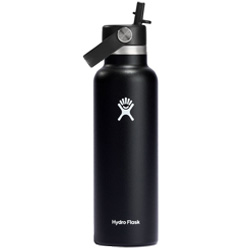 Thermo water bottle Standard Mouth Straw 620ml black